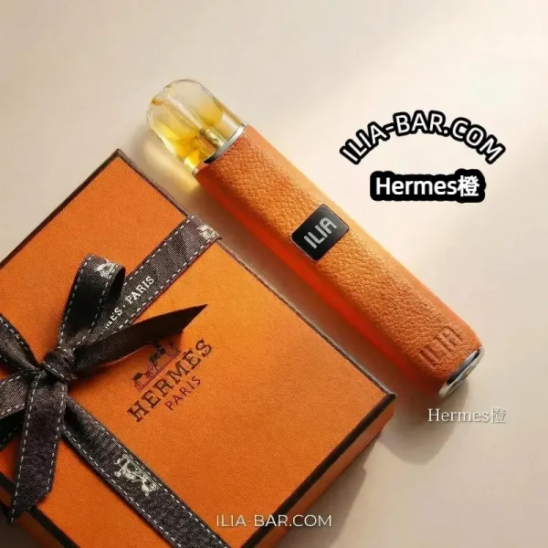 export_1-1.webp ILIA哩亞 皮革一代電子煙主機 【Hermes橙】